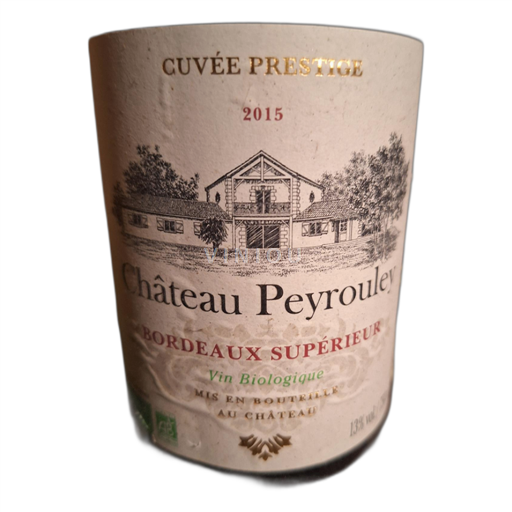 Bordeaux Bordeaux Supérieur Château Peyrouley Prestige 2015