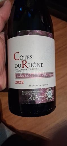 Rhône Valley Côtes-du-Rhône Sans Sulfites Ajoutés 2022