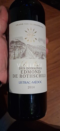 Bordeaux Listrac-Médoc Domaine Les Parc des Domaines Edmond de Rothschild 2014