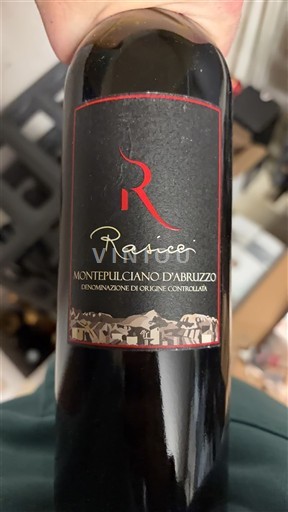 Abruzzo Wines Montepulciano d'Abruzzo Rasica 2015
