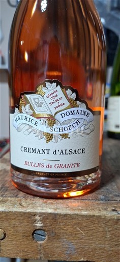 Alsace Crémant d'Alsace Domaine Maurice Schoech Bulles de Granite Non-Vintage