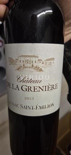 Bordeaux Lussac-saint-émilion Château La Grenière 2013