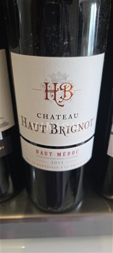 Bordeaux Haut-Médoc Château Haut Brignot 2013