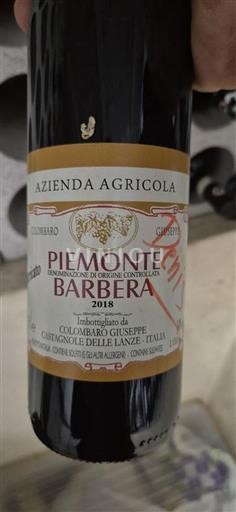 Piamonte No especificado Azienda Agricola Colombaro Giuseppe 2018