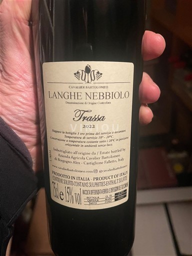 Piamonte No especificado Cavalier Bartolomeo Trassa 2022