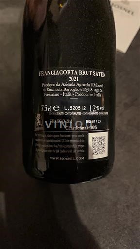 Lombardy Franciacorta Mosnel Brut Satèn 2021