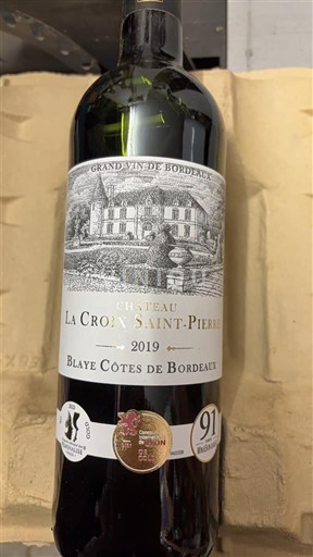 Bordeaux Blaye-côtes-de-bordeaux Château La Croix Saint-Pierre 2019