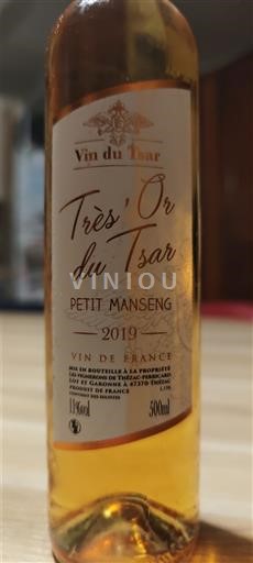 Tây Nam Vin du Tsar Très'Or du Tsar 2019