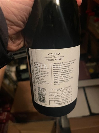 Bourgogne Volnay Maison Roche de Bellene Vieilles Vignes Không niên vụ