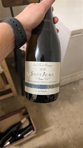 Bourgogne Thánh Aubin Premier Cru Jean Chartron Murguers des Dents de Chien 2020