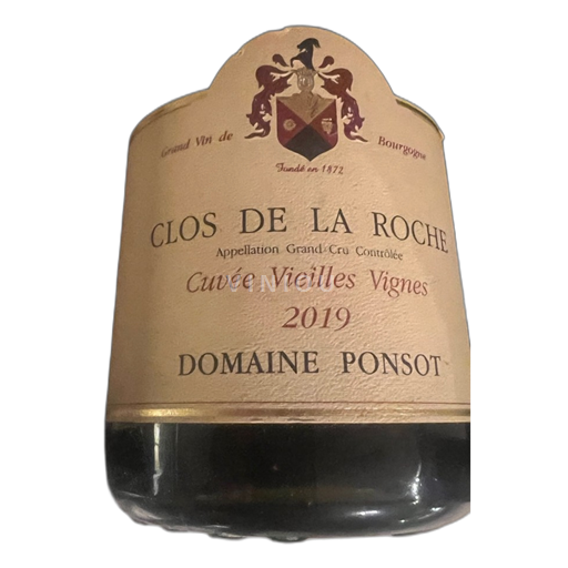 Bourgogne Cận-sơn Grand Cru Domaine Ponsot Clos de la Roche Vieilles Vignes 2019