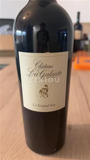 Bordeaux Château La Galante Le Grand Vin 2019