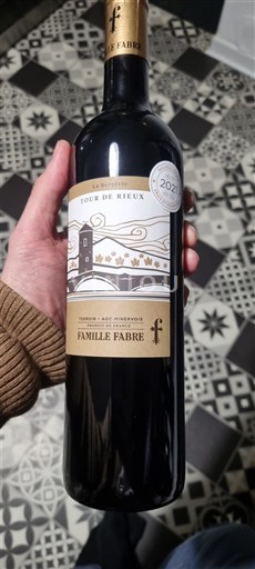Linguadoca Minervois Famille Fabre Tour de Rieux 2021