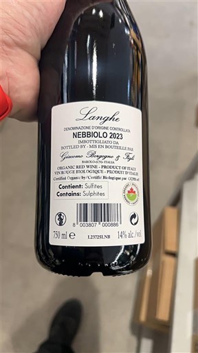 Piemonte Langhe Giacomo Borgogno 2023