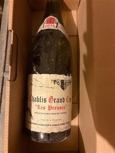 Bourgogne Chablis Grand Cru Vincent Dauvissat Les Preuses 2016