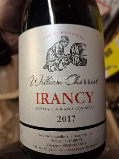 Bourgogne Irancy William Charriat 2017