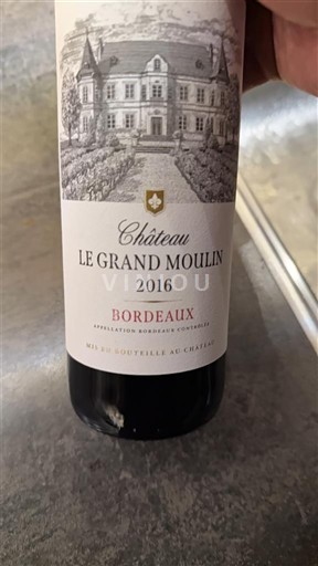 Bordeaux Château Le Grand Moulin 2016