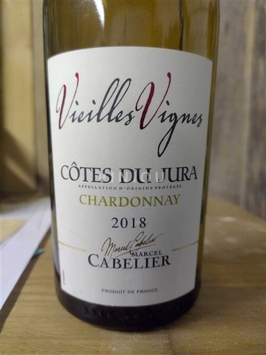 Jura Côtes du Jura Marcel Cabelier Vieilles Vignes 2018