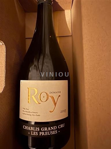 Bourgogne Chablis Grand Cru Domaine Roy Les Preuses 2023