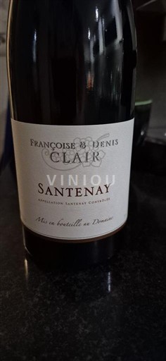 Bourgogne Santenay Françoise & Denis Clair 2023
