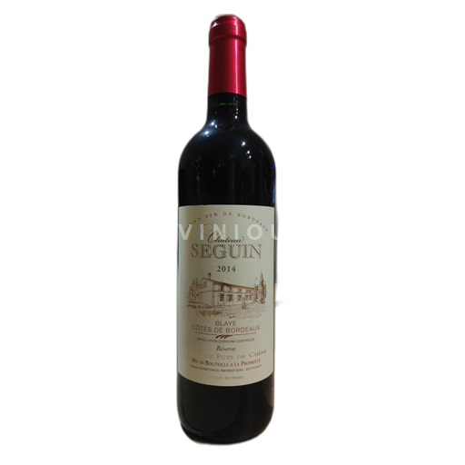 Bordeaux Blaye-Côtes-de-Bordeaux Château Seguin Réserve 2014
