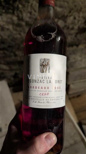 Bordeaux Bordeaux hồng Château Segonzac La Bret 1998