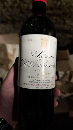 Bordeaux Graves Château Archembau 1993