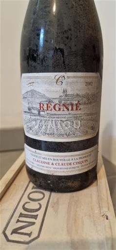 Beaujolais Régnié Claude & Claudine Cinquin 2002