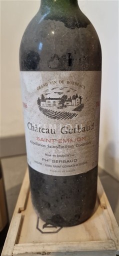 Bordeaux Saint-Émilion Château Gerbaud 1986