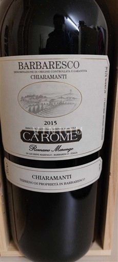 Piemont Barbaresco CA'Rome' Romano Marengo Chiaramanti 2015