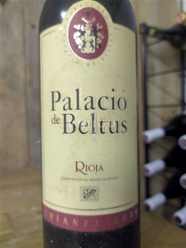 La Rioja Rioja Palacio de Beltus Crianza 2000