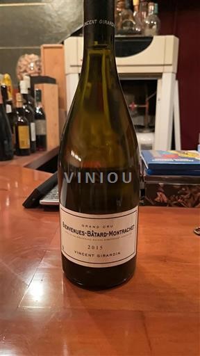 Bourgogne Bienvenues-bâtard-montrachet Grand Cru Vincent Girardin 2015