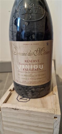 Languedoque Faugères Domaine Météore Réserve 1996