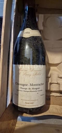 Bourgogne Chassagne-montrachet René Lamy Champs de Morjot 1988