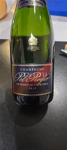 Šampanja Šampanjec Pol Roger Sir Winston Churchill 2015