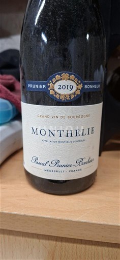 Borgogna Monthélie Pascal Prunier-Bonheur 2019