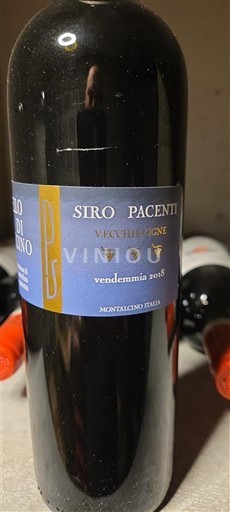 Toscana Brunello di Montalcino Siro Pacenti Vecchie Vigne 2018