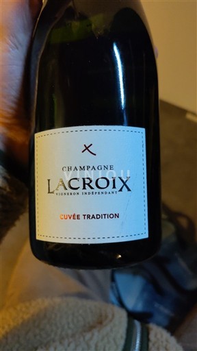 Champaña Champán Lacroix Tradition Sin añada