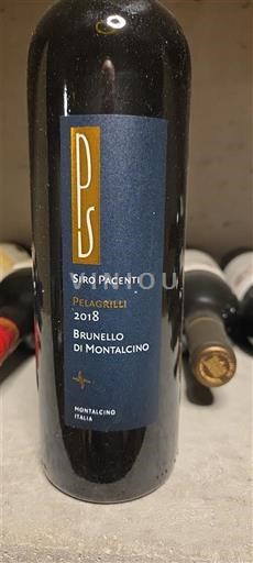 Toscana Brunello di Montalcino Siro Pacenti Pelagrilli 2018