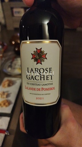 Bordeaux Lalande-de-pomerol Larose Gachet 2021