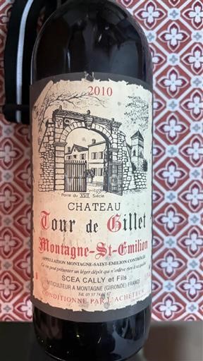 Bordeaux Montagne-saint-émilion Château Tour de Gillet 2010