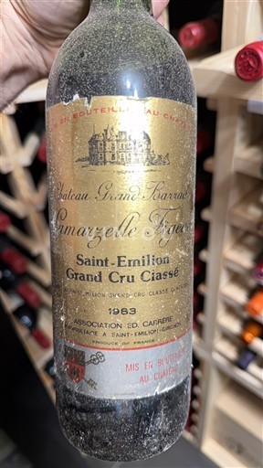 Bordeaux Saint-Émilion Grand Cru Grand Cru Classé Château Grand Barrail Lamarzelle Figeac 1983