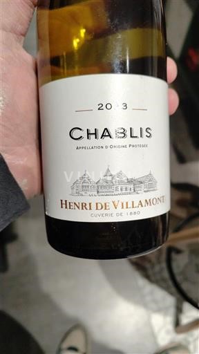 Bourgogne Chablis Henri de Villamont de 1880 2023
