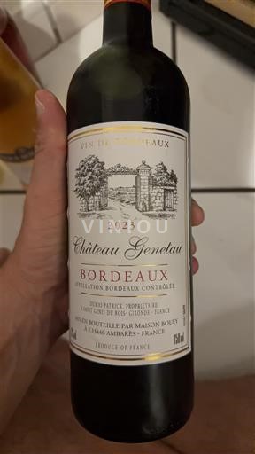 Bordeaux Château Genetau 2023