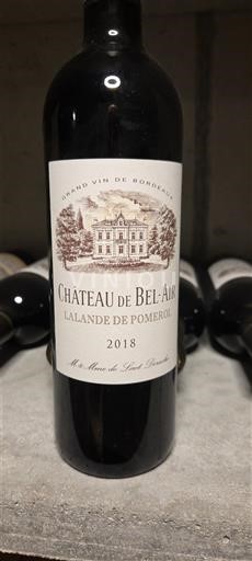 Bordeaux Lalande-de-pomerol Château Bel-Air 2018