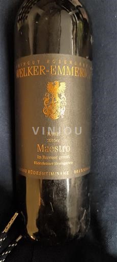 Nahe Weingut Rosengarten Welker-Emmerich Maestro 2015