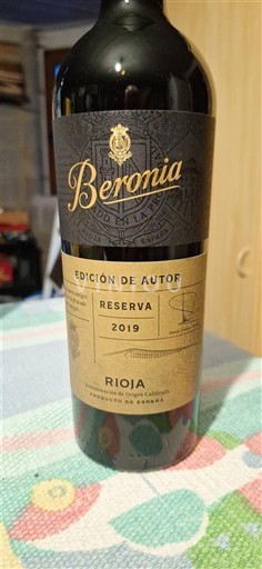 La Rioja Rioja Beronia Edición de Autor Reserva 2019