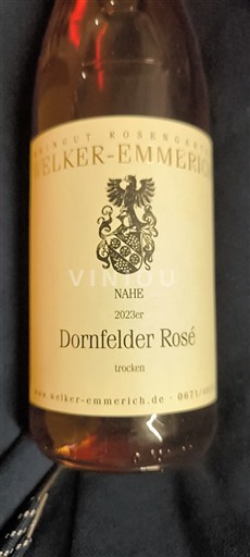 Nahe Weingut Rosengarten Welker-Emmerich Dornfelder Rosé 2023