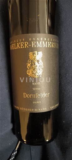 Nahe Welker-Emmerich Dornfelder 2020