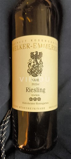 Nahe Welker-Emmerich Rüdesheimer Rosengarten 2022